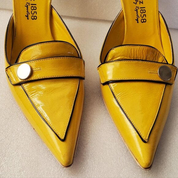 Vero Guoio Patent Leather Shoe Wedge. Size 38 ½ - Picture 3 of 12